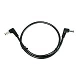 信頼性の高い 90 度 DC5521 オス電源ケーブル 18AWG ダブルベンド 5.5 × 2.1 ミリメートルコードルータースピーカーファン回路基板