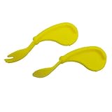 【Yummy!】ベビー食器「にぎにぎスプーン＆フォーク」【IT】ねこ(#9806178)サイズ：27×108×H37mm YUB-402 ベビー用 カトラリー 離乳食 日本製