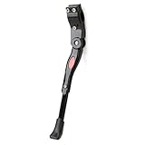 調整可能なMTBバイク自転車サイクリングSide Road Mountainキックスタンドスタンド ブラック