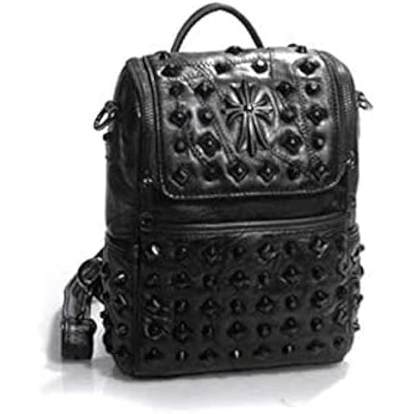 Amazon.co.jp: [FACTOTUM] スタッズ付きリュック バッグ PU