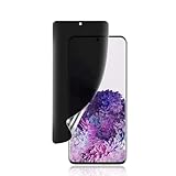 【ガイド枠付き・簡単な貼り付け方】Galaxy S20 +5G/S20 PLUS 用 覗き見防止フィルム 柔らかいTPU素材 指紋認証対応 剥がしにくい 気泡ゼロ 傷修復 ギャラクシーs 20 plus 用 保護フィルム 全面 保護 3D曲面 湾曲まで覆える/貼り付け簡単/高透過率/干渉しない SC-52A SCG02 フィル ム のぞき見防止 1枚セット
