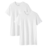 無印良品 紳士 脇に縫い目のない 2枚組 クルーネック半袖Tシャツ メンズ FA19EA6S 白 S