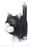 接眼レンズの所有者猫、 x の深さ 10 cmx21 cmx17 cm の鉱石山の接眼レンズの立場クリップの黒い幅 X の高さ