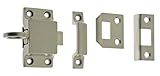 IDH by聖Simons 21006 – 015プロフェッショナルグレード品質純正ソリッド真鍮欄間キャッチ、サテンニッケル