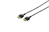 iBUFFALO ハイスピードHDMIケーブル 5.0m スリム ブラック (HEAC、3D、4K、ARC、PS3、PS4、Xbox360対応) BSHD2350BK