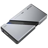 バッファロー ポータブル SSD 外付け 1TB USB4 Gen3x2 対応 Type-C 高速 最大読込速度 3,800MB/s exFAT SSD-PE1.0U4SA/N【Windows MacOS ChromeOS PS5 メーカー動作確認済み】