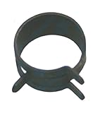100 9/16 Spring Action Hose Clamps Black by Clipsandfasteners Inc