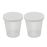 uxcell 計量カップ メジャーカップ 30mL容量 プラスチック測定カップ 液体測定カップ 2個入り