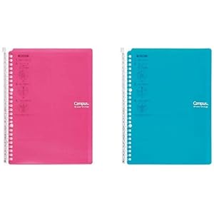 【セット買い】コクヨ バインダー ノート キャンパス スマートリング B5 26穴 60枚収容 ビビッドピンク ル-SP…