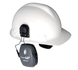 Howard Leight Leightning Gray Hard Hat Mounted Protective Earmuffs - 23 dB NRR - Air Flow Control - 