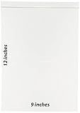 BNYコーナー2 Mil 9 x 12再利用可能なクリアポリZiplockバッグ9 " x 12 " ( 100、500、1000カウント) 1000-Counts RP2-0912-1000-RGB