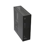 predolo コンピュータケースデスクトップ 3.0 USB スチール小型 1U 7.3L 実用的なホームオフィス電源小型ケース mATX24x24 マザーボードアクセサリー, ブラック