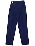 UNIWEAR(ユニウェア) レディース スラックス(脇ゴム入り) BL-1523 紺 SS ( 5号 ) ( 日本製生地使用 )