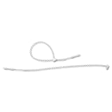 BaumgartensプラスチックTies、250パック、ホワイト( Bundle of 3 )