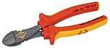 C. K Tools 431006 RedLine VDE Insulated High Leverage Diagonal Cutting Pliers, 7-1/4-Inch OAL [並行輸入品