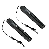 Allegro Lighting ダクトレール コンセント0.3m ライティングレール ライティングバー スイッチ付き 簡易取付 工事不要 30cm ブラック ホワイトライティングバー レール レールライト 天井照明 ダイニング リビングレール 照明 ライティングバー (ブラック, 0.3m-コンセント付き本体-2SET)