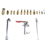 KESOTO コンプレッサー　接続カプラー1/4インチ　NPT　エアーツールアクセサリーキット　17本