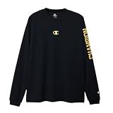 [チャンピオン] ロングスリーブTシャツ 長袖 丸首 ラバープリント バレーボール C3-CV412-981-XL