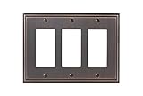 Amerock BP36520ORB Mulholland 3 Rocker Wallplate, Oil-Rubbed Bronze [並行輸入品]