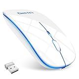 マウス 無線 ワイヤレスマウス 薄型 【高精度・高感度】 静音クリック 7色ライト付き 3dpi切替 2.4GHz光学式 小型 軽量 節電モ