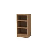 SHIRAI タナリオオーダーラック 高さ60 cm幅15 cm奥行29 cmブラウンオーク色棚強度ST追加棚板0型番TNL-EM6015MSTF2BO0