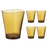 IJ 割れない グラス 5個入り コップ 240ml 電子レンジ 食洗機 対応 日本製 アウトドア 子ども レストラン かわいい おしゃれ イエロー 黄 タンブラー ハイボール プラスチック 耐熱 100度 ホット ゆらぎタンブラー トライタン 重なる 強い 透明 コンパクト glass お祝い LG101_240 Plakira プラキラ アイジェイ 石川樹脂工業