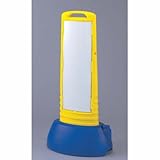 サインキューブスリム 黄 白無地 片面 ユニット 865-681YE