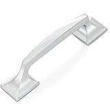 Southern Hills光沢クロム引き出し、プル3インチねじ間隔、5のパック、キッチンキャビネットハードウェアハンドルshkm017-chr-5