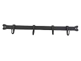 ドゥーブジャパン 欧州金物 フック Bar hook バーフック 480 ブラック HH120BK 1個