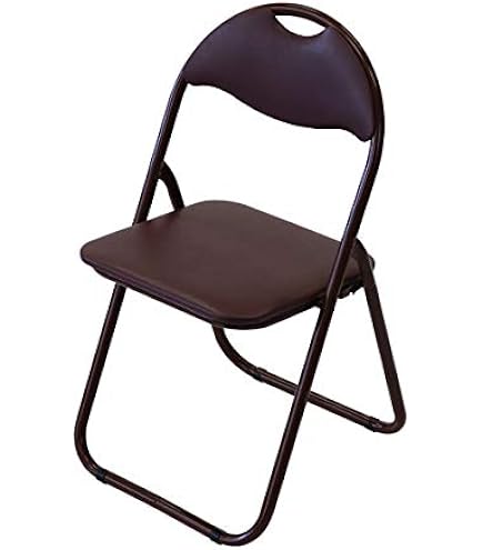 Amazon.co.jp: xcallbk Folding Pipe Chair, Black, 1 Piece, Complete