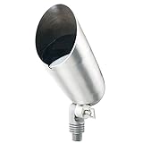 Best Quality Lighting LV70SLV Finished Outdoor Up Light with Clear Glass Shade, Stainless Steel [並行輸