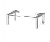 IKEA LILLANGENステンレススチール脚バスルームのキャビネットwith Moisture保護 – 4パック