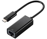 有線LANアダプター 1Gbps USB Type-C ブラック エレコム EDC-GUC3V3-B