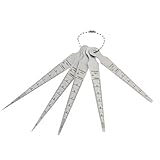 P Prettyia 5本　 ステンレス　テーパーゲージ 　簡単な読み取り