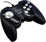 PAD10BK 10ボタンUSBゲームパッド ブラック