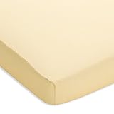 BreathableBaby Plush Sheet, Mist, Yellow by BreathableBaby