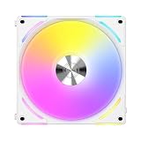 LIANLI 連結型ケースファン UNI FAN AL140 V2 ホワイト Single Pack デイジーチェーン接続 「L-CONNECT 3」対応 日本正規代理店品