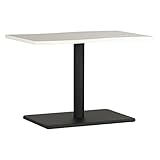 arne カフェテーブル 幅90 奥行53 高さ60 日本製 木製 テーブル ハイテーブル 机 デザインテーブル River9060H ホワイト 白 WHW×BK