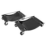 KIKAIYA ホイールカードーリー 2個セット 積載合計900kg タイヤドーリー オートドーリー 鉄車輪 自動車整備 メンテナンス 工具 HD-1N