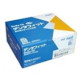 デンタフィット（歯科用ラテックス手袋　左右別・立体グローブ　パウダーフリー） / 6.5サイズ / 1箱（50双入り）