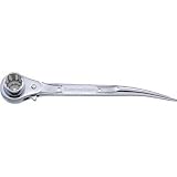トップ工業:TOP ステンレスラチェットレンチ 17X19mm SRM-17X19S 型式:SRM-17X19S