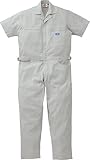 [ディッキーズ]Dickise【ツナギ服】春夏半袖ツヅキ服・ワイルドカバーオール《059-21-712》 (LL, SG シルバーグレー)