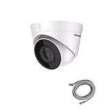 HIKVISION 200万画素 マイク内蔵 ネットワーク 防犯カメラ 1台 防犯カメラ 増設 セット ケーブル アダプター 付き （ 屋内 用 1台 ）