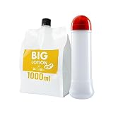 メンズマックス ビッグローション ソフト 大容量 1L ＆ 詰替えボトル360ml セット 業務用 低粘度クリア 空容器付