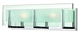 Hinkley 5652 CM現代モダン2ライトBathからLatitudeコレクションinクロム、Pol。nckl.仕上げ、