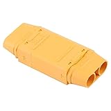 Amass XT90 Male Female Bullet Connectors金めっきされたバナナ電源プラグRCバッテリーアクセサリー、ESC充電器リード用熱収縮