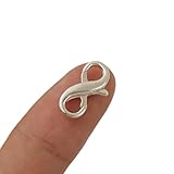 1個S925 シルバー 金属 ロブスター留め金 ネックレス 金具セット ストラップ パーツ 留金具 手芸用品 (1.45cm, シルバー)