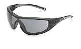 Gateway Safety 21GB78 Swap Wraparound Hybrid Eye Safety Glasses/Goggles, Gray Anti-Fog Lens, Black F