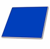 3dRose ct_159847_4 Plain Sapphire Blue Solid One Color Royal Dark Persian Blue Modern Contemporary S