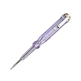 3mm スロット付きドライバー　検電ドライバー 電子 プローブ 電圧 テスター ペン AC電圧テスター　100V-500V